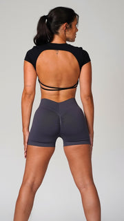 Athletic Wear Backless Shirt