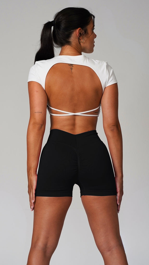 Athletic Wear Backless Shirt