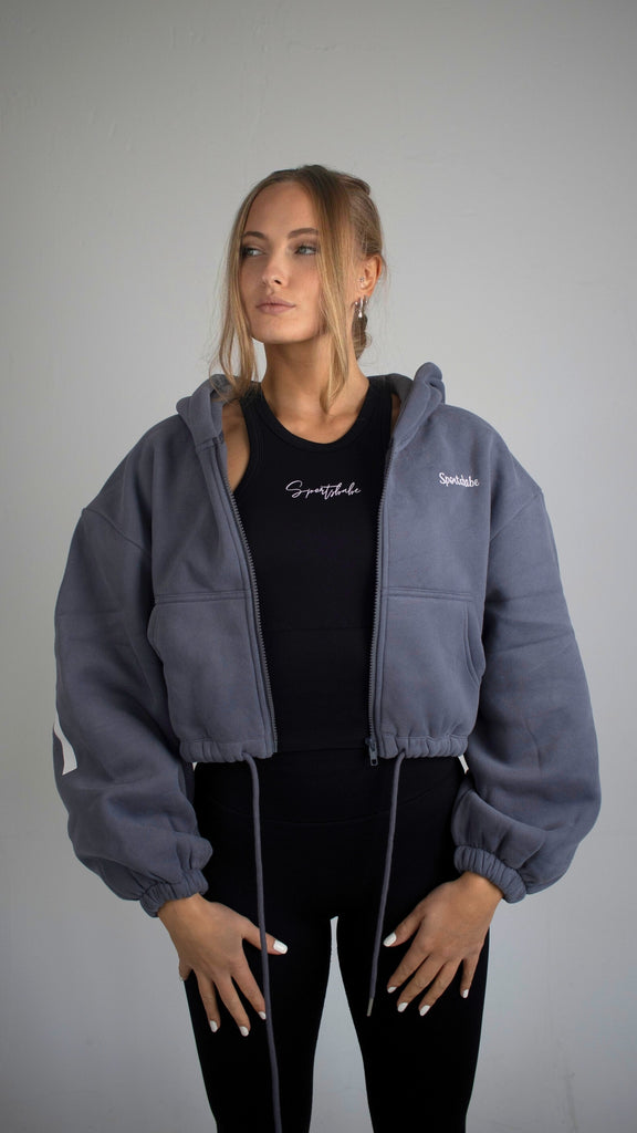 Athletic cropped hoodie online